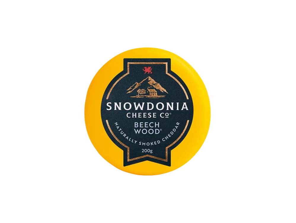 Snowdonia Sýr Cheddar BEECHWOOD, uzený na dřevě, 200g