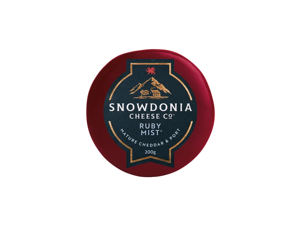 Snowdonia Sýr Cheddar RUBY MIST, s portským vínem, 200g