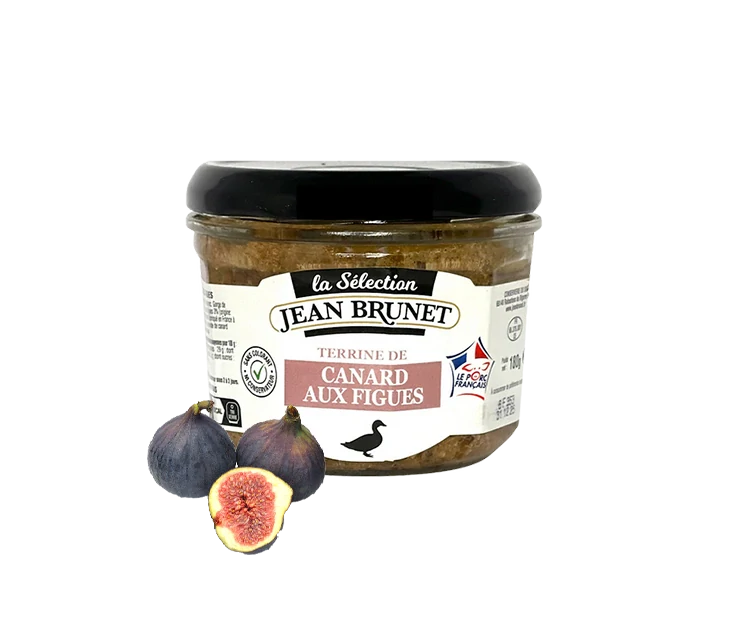 Jean Brunet Kachní paštika s fíky, 180g
