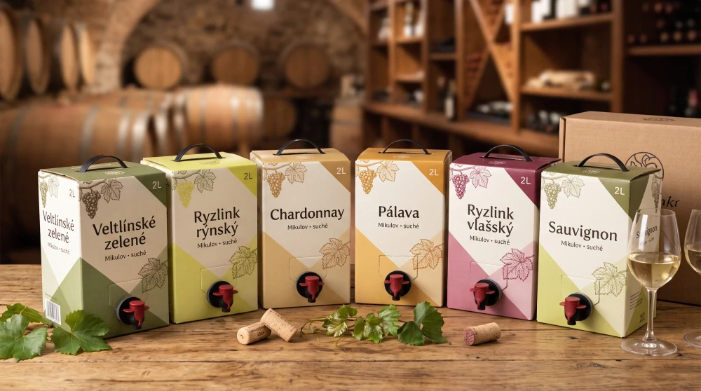 Mikulovský degustační set: 6× Bag-in-Box 2l