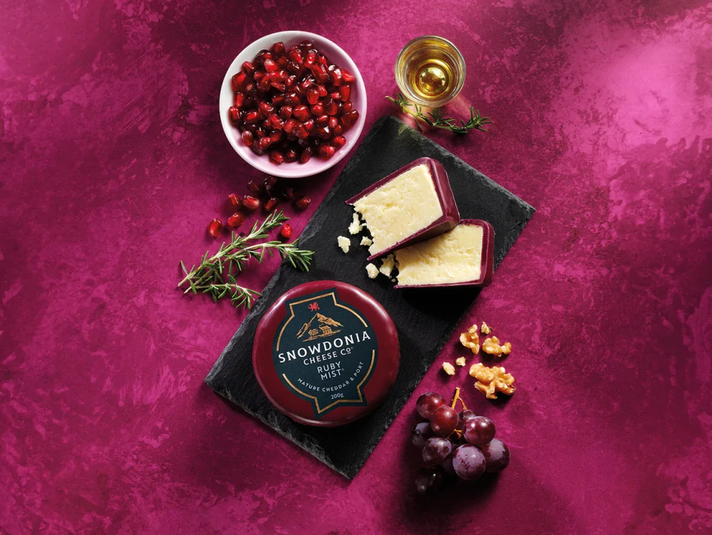 Snowdonia Sýr Cheddar RUBY MIST, s portským vínem, 200g